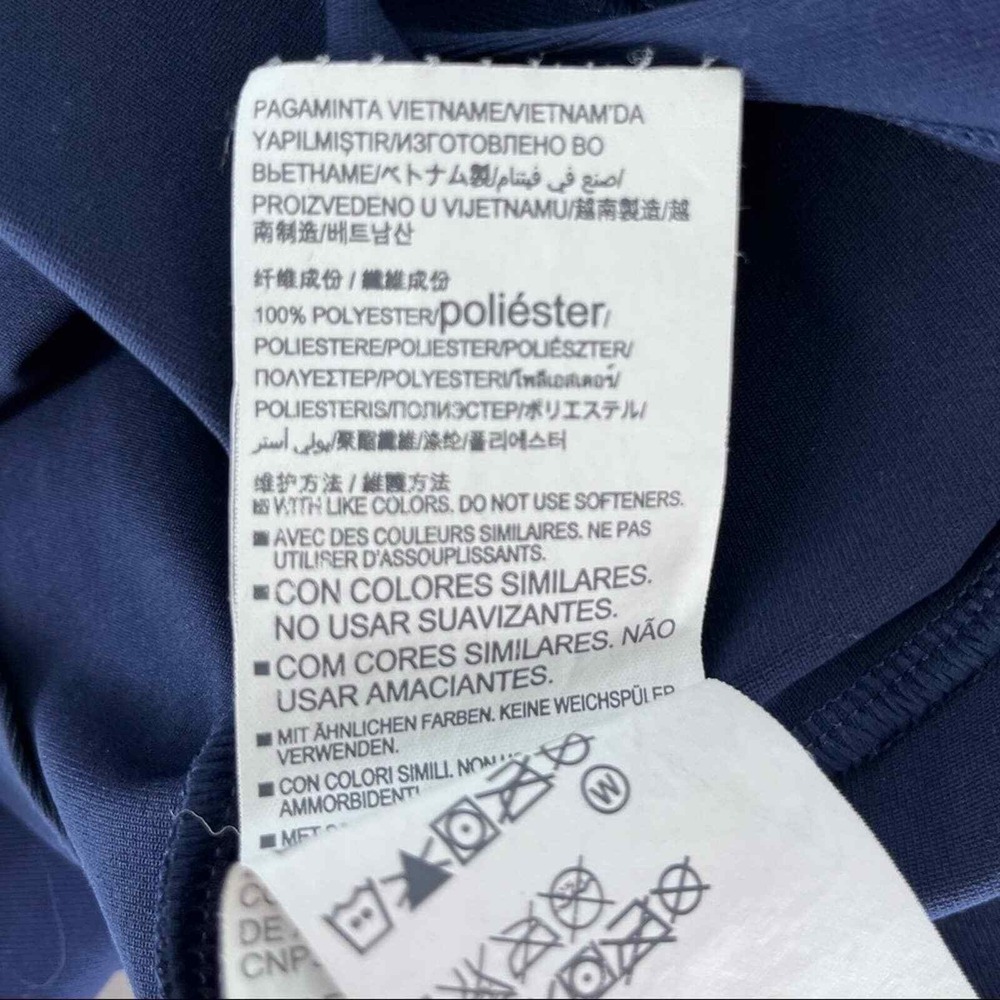 Under‎ Armour Scoop Neck Racerback Tank with Mesh Detail Navy Size S - Picture 6 of 7